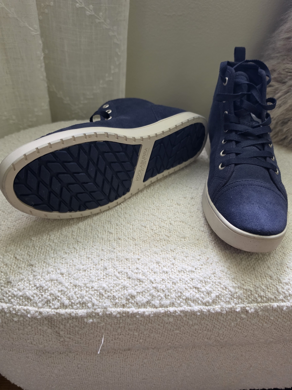 Koolaburra by UGG Navy Suede Slip-On Sneakers